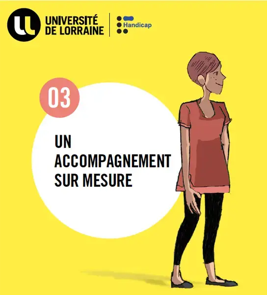 Personnage de Dom pour l'université de Lorraine