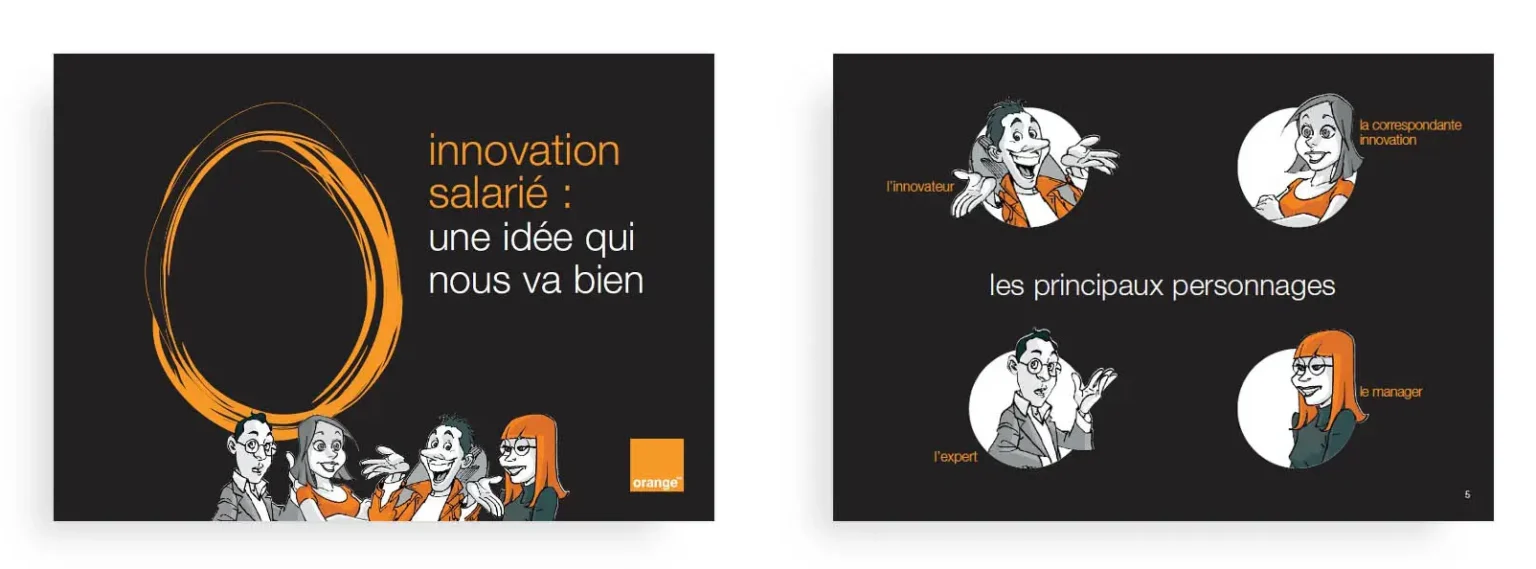 Livret innovation interne pour Orange