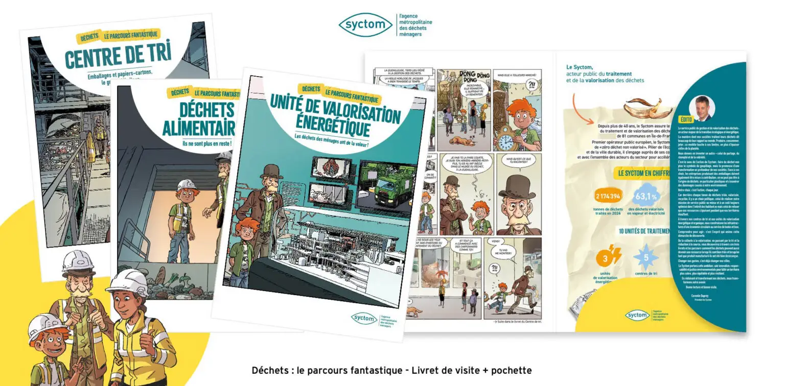 Communication visite d'entreprise -Guide de visite Syctom- Corporate Fiction