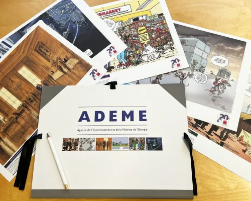 Portfolio BD anniversaire pour l'ADEME